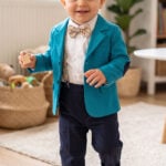 Costum Romeo (1-4 ani) bleu ștrumf