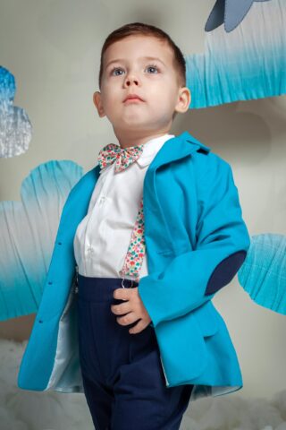 Costum Romeo (1-4 ani) bleu ștrumf