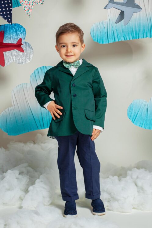 Costum Romeo (1-4 ani) verde - imagine 3