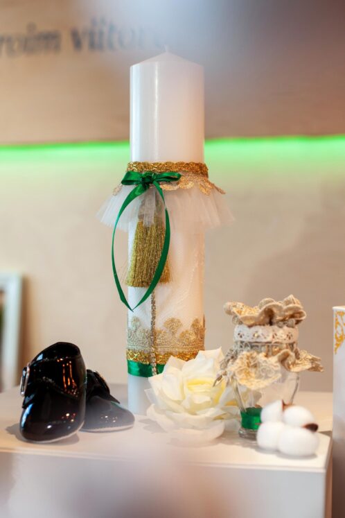 Set esențial botez (trusou) - Fabrizio - verde - imagine 12