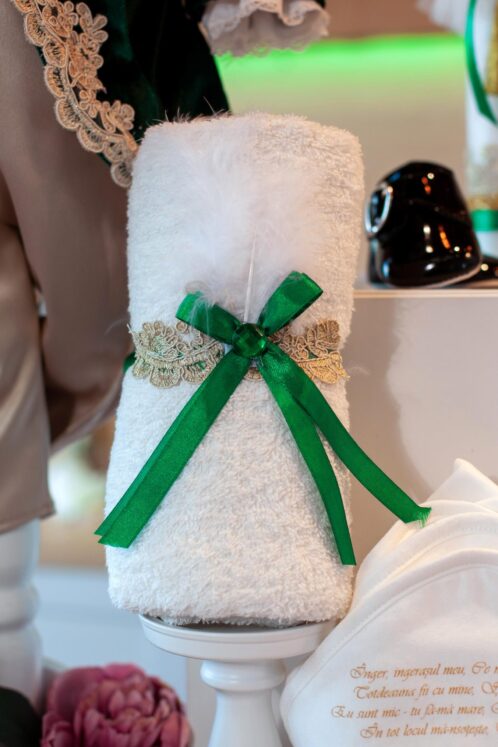 Set esențial botez (trusou) - Fabrizio - verde - imagine 6
