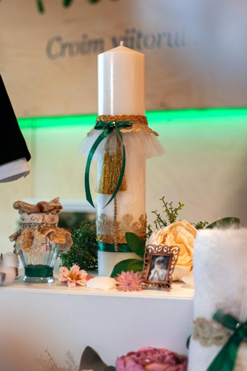 Set complet botez (trusou) - Ralph - verde - imagine 6