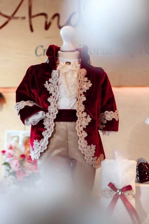 Costum Fabrizio - burgundy - imagine 4