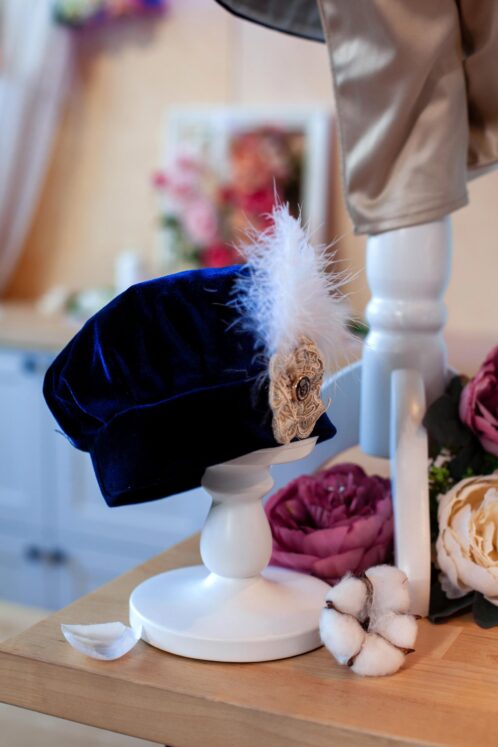 Set esențial botez (trusou) - Fabrizio - bleumarin - imagine 5
