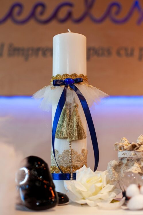 Set esențial botez (trusou) - Fabrizio - bleumarin - imagine 7
