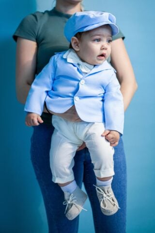 Costum Romeo - bleu ciel