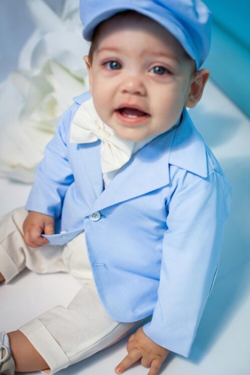 Costum Romeo - bleu ciel - imagine 4