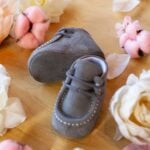 Mocasini piele naturală - gri