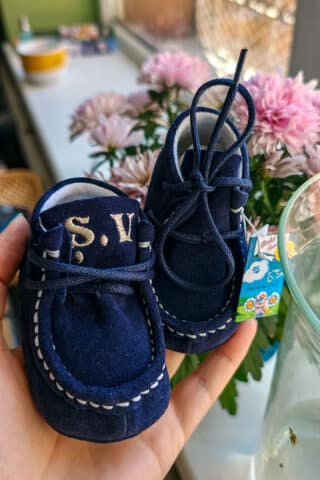 Mocasini piele naturală - bleumarin