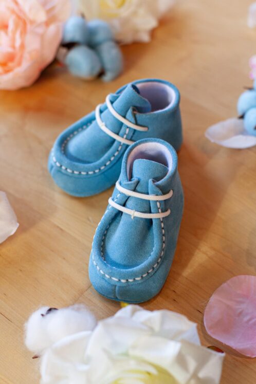 Mocasini piele naturală - bleu - imagine 6