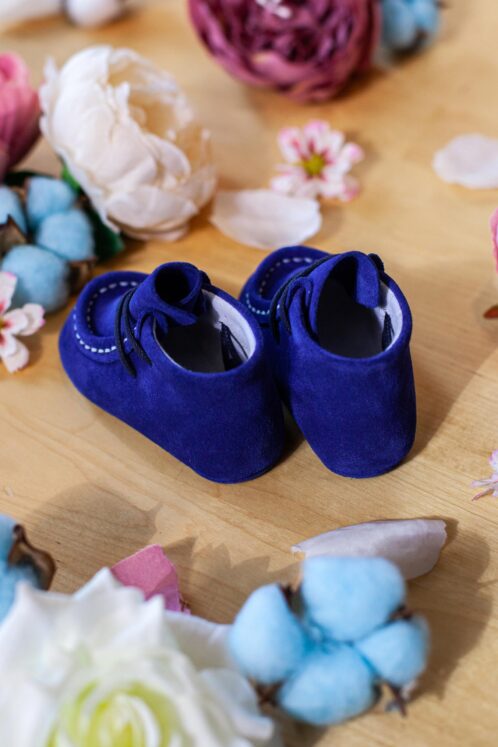 Mocasini piele naturală - bleumarin - imagine 7