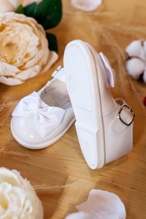 Pantofi fete H 505 - alb - imagine 4