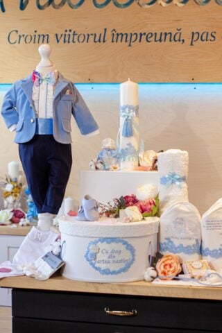 Set complet botez (trusou) - Ralph - bleu