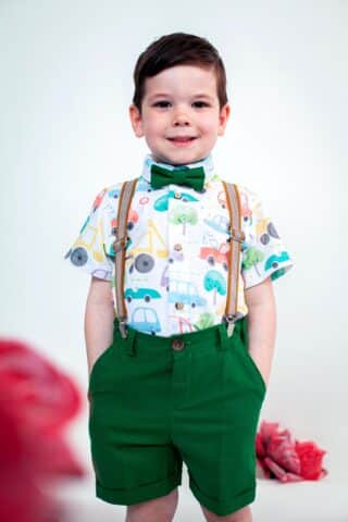 Costum Damian - verde (1-4 ani)