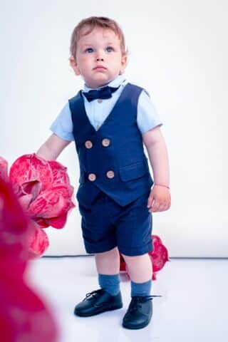 Costum Alexandru - bleumarin (1-4 ani)