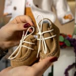 Mocasini piele naturală - maron