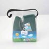 Mocasini Botez Bebelus Piele Intoarsa Verde