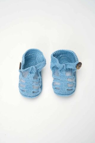 Sandale Crosetate Baieti Bleu