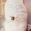 Set Complet Botez Fete Rochie Cu Muselina Cu Capa Foana369