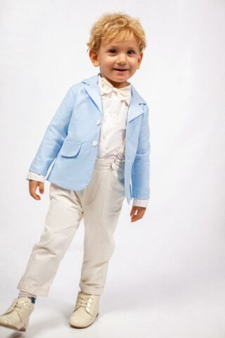Costum Romeo (1-4 ani) bleu ciel