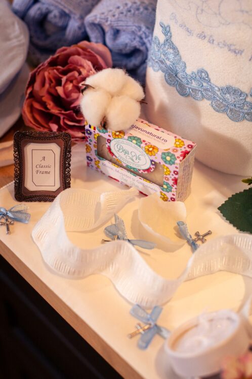 Set esențial botez (trusou) - Romeo - bleu - imagine 8
