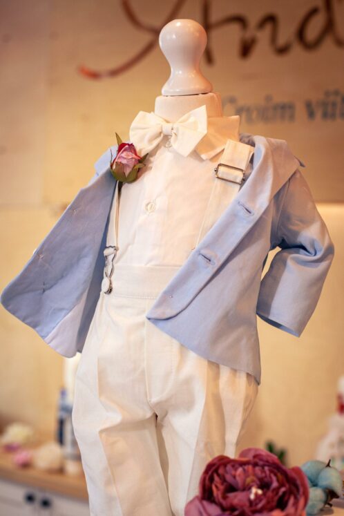 Set esențial botez (trusou) - Romeo - bleu - imagine 4