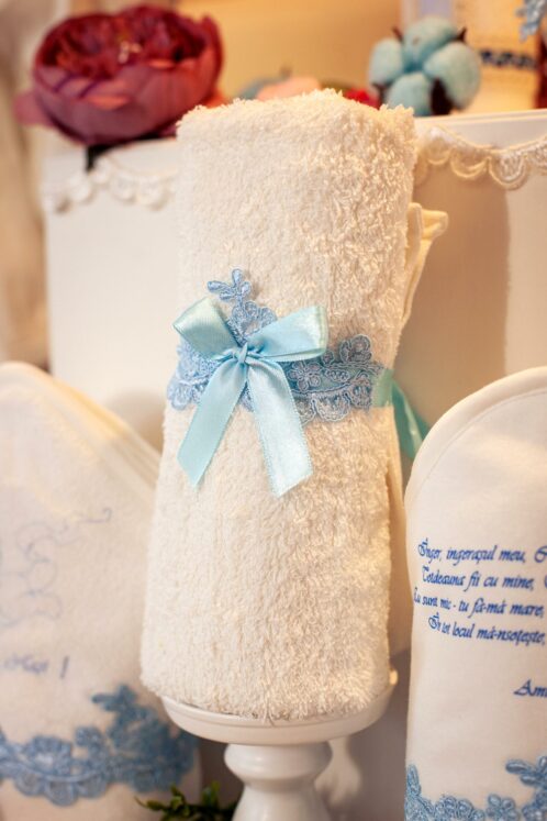Set esențial botez (trusou) - Romeo - bleu - imagine 15