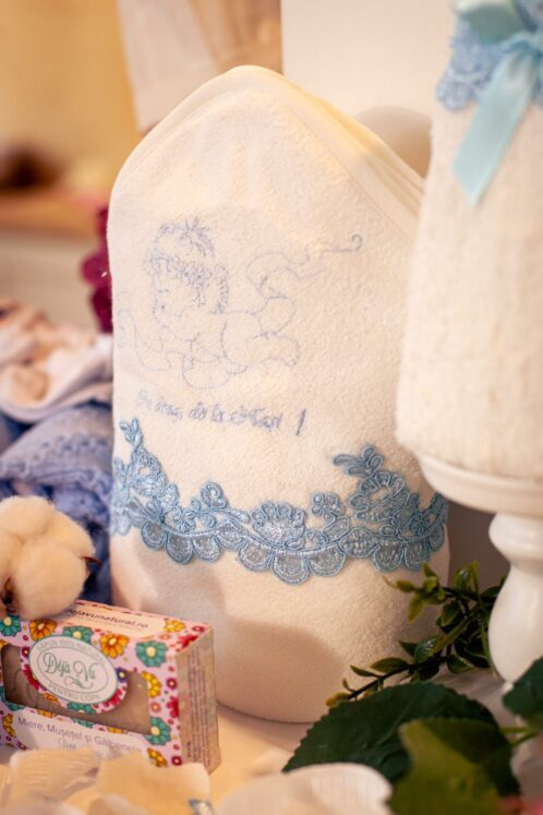 Set esențial botez (trusou) - Romeo - bleu - imagine 14
