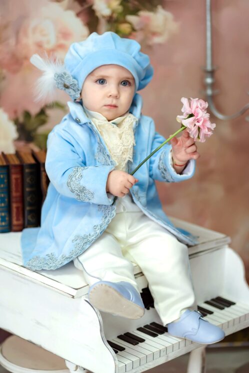 Costum Fabrizio - bleu - imagine 5