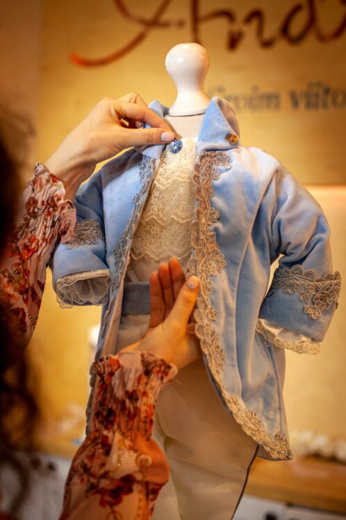 Costum Fabrizio - bleu - imagine 3