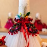 Lumânare botez A10 - Eniko - ivoire