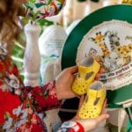 Pantofi T-bar din piele naturală - galben🦒