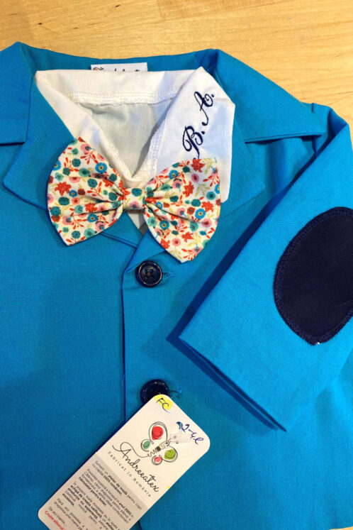 Costum Romeo - bleu ștrumf - imagine 2