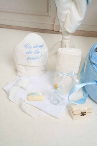 Trusou Complet De Botez Baieti Fabrizio Bleu
