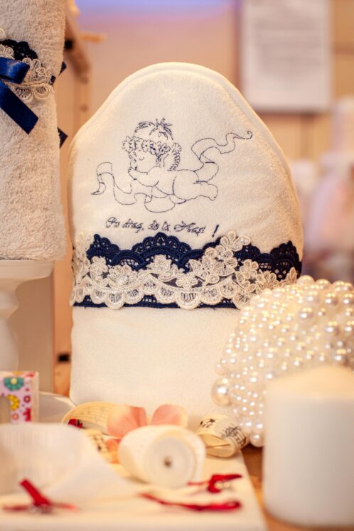Set complet botez (trusou) - Felix - bleumarin - imagine 9