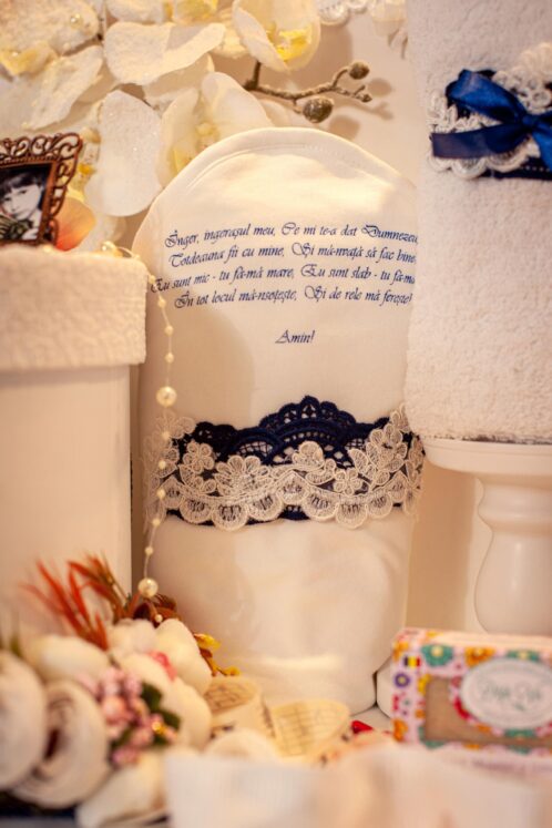 Set complet botez (trusou) - Felix - bleumarin - imagine 4