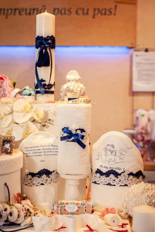 Set complet botez (trusou) - Felix - bleumarin - imagine 2