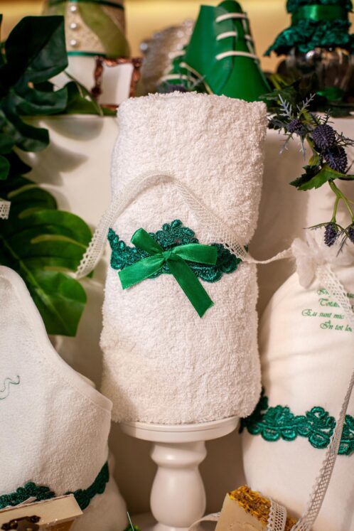 Set complet botez (trusou) - tematică Jungle - verde - mânecă lungă - imagine 5