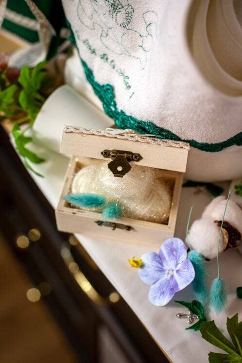 Set complet botez (trusou) - tematică Jungle - verde - mânecă lungă - imagine 6
