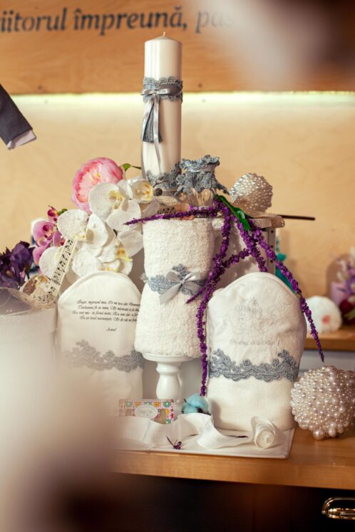 Set complet botez (trusou) - Felix - gri - imagine 7