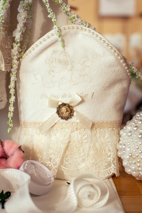 Set complet botez (trusou) - Emily - verde - mânecă scurtă - imagine 11