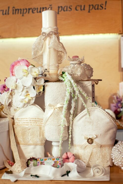 Set complet botez (trusou) - Emily - verde - mânecă scurtă - imagine 5