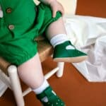 Pantofi T-bar din piele naturală - verde🌵