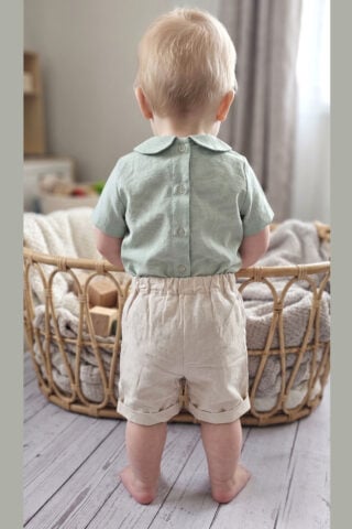 Costum De Botez Baieti Amza Verde