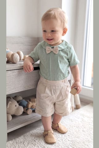 Costum De Botez Baieti Amza Verde