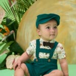 Costum Jungle - verde - mânecă scurtă