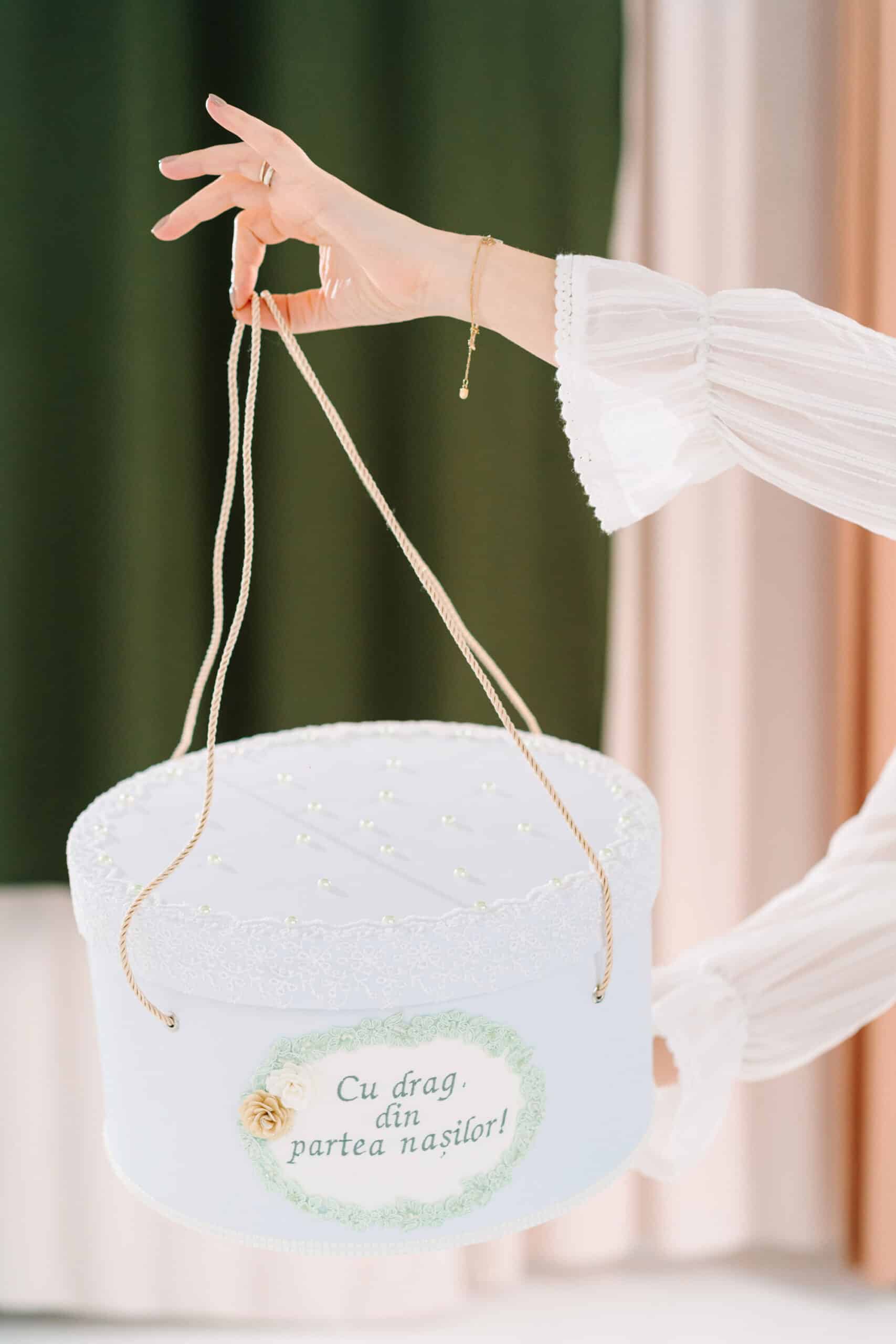 Cufăr botez - mint 2 Cufăr botez - mint - imagine 2