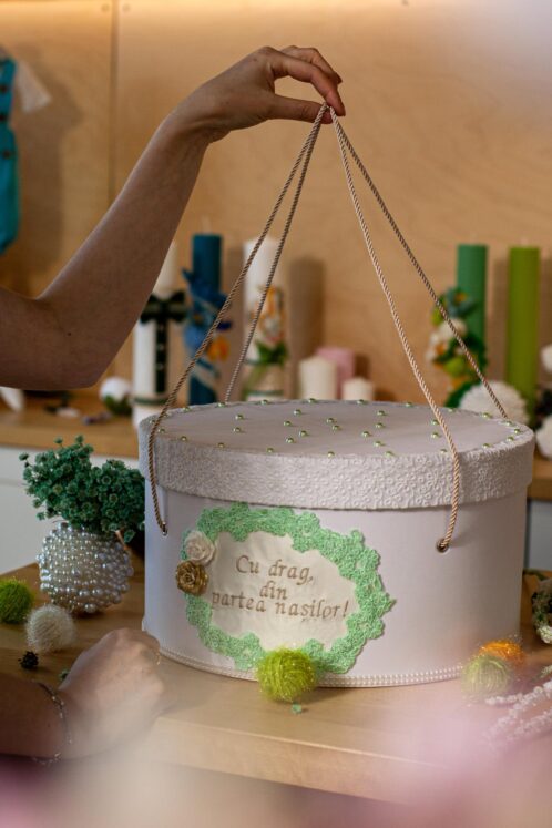 Cufăr botez - mint - imagine 4
