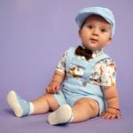 Costum Jungle - mânecă scurtă - bleu