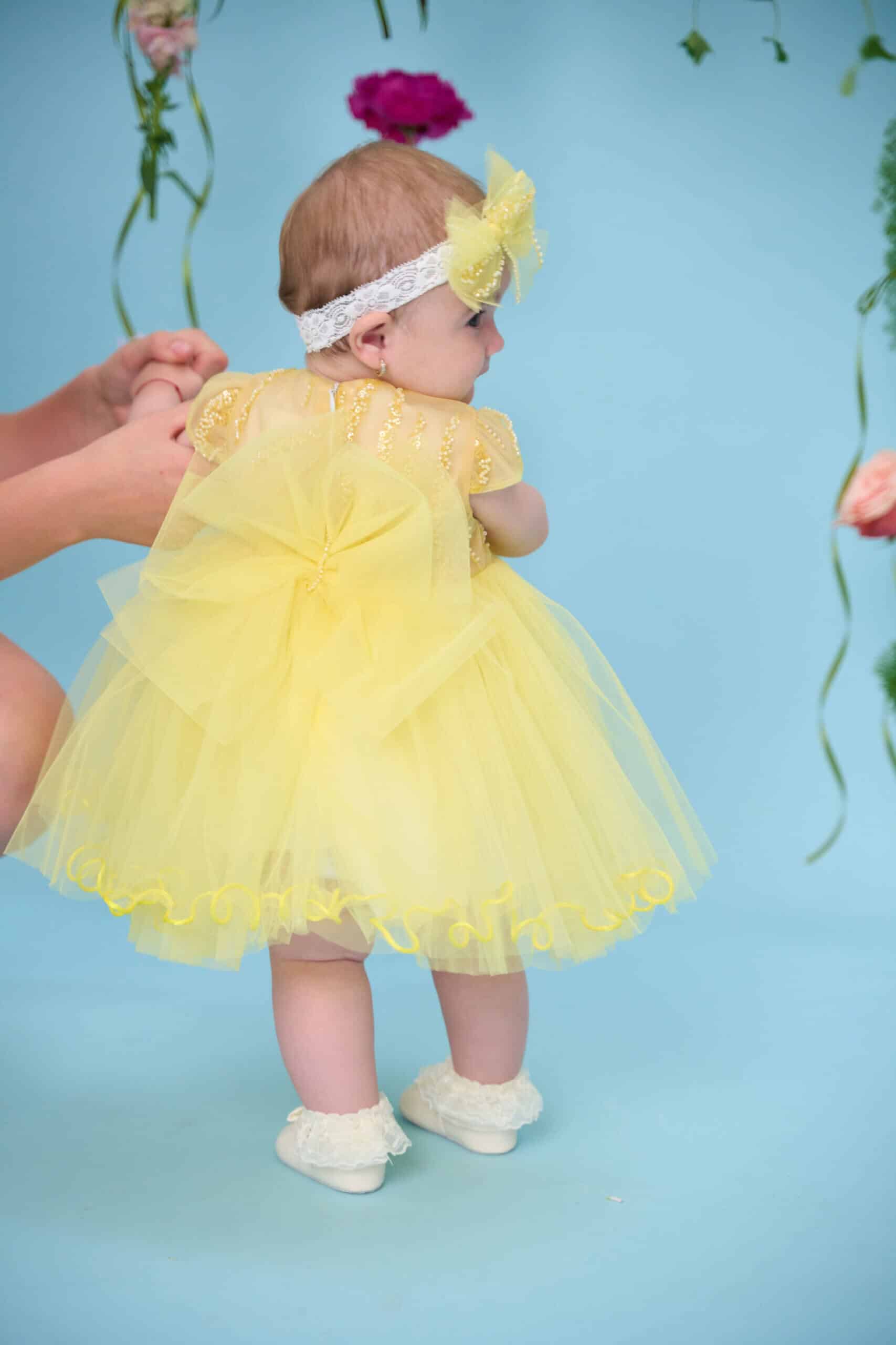 Rochiță Arabella - galben 2 Rochiță Arabella - galben - imagine 2